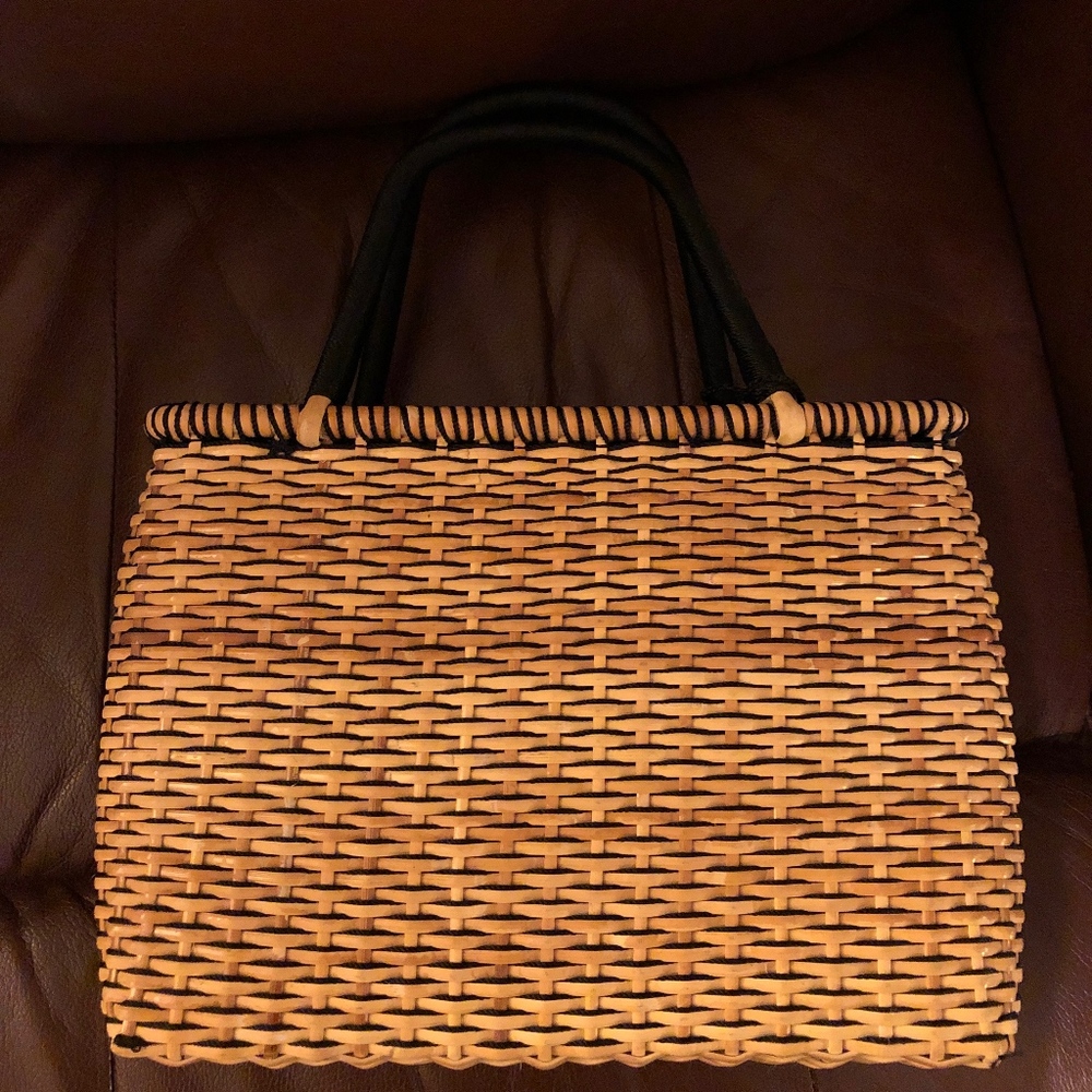 The Sak Rattan Tote